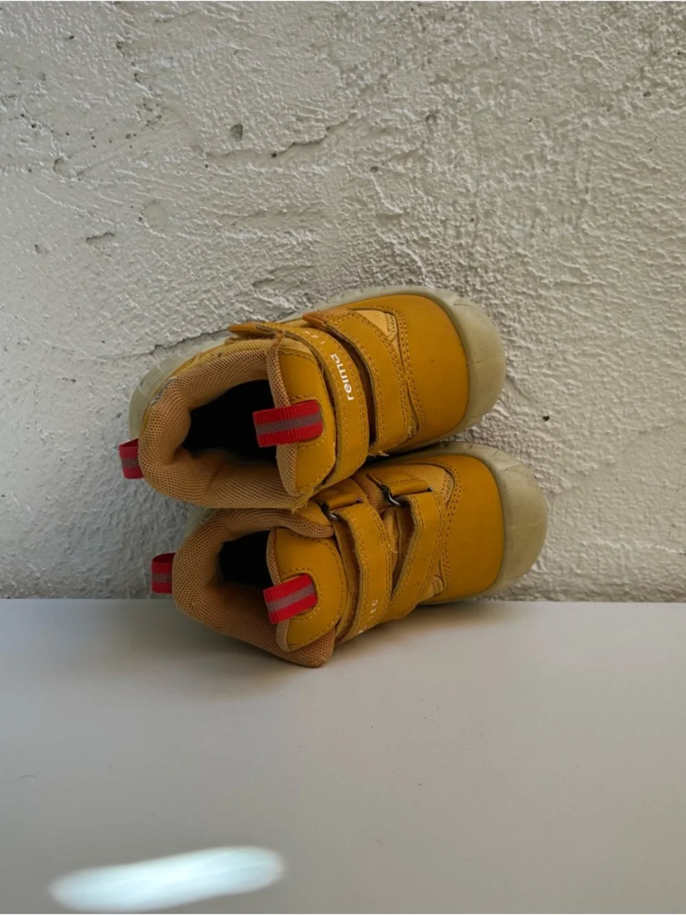 Reima yellow strap sneakers